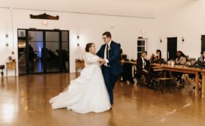 Haley & Nathan's first dance promenade.